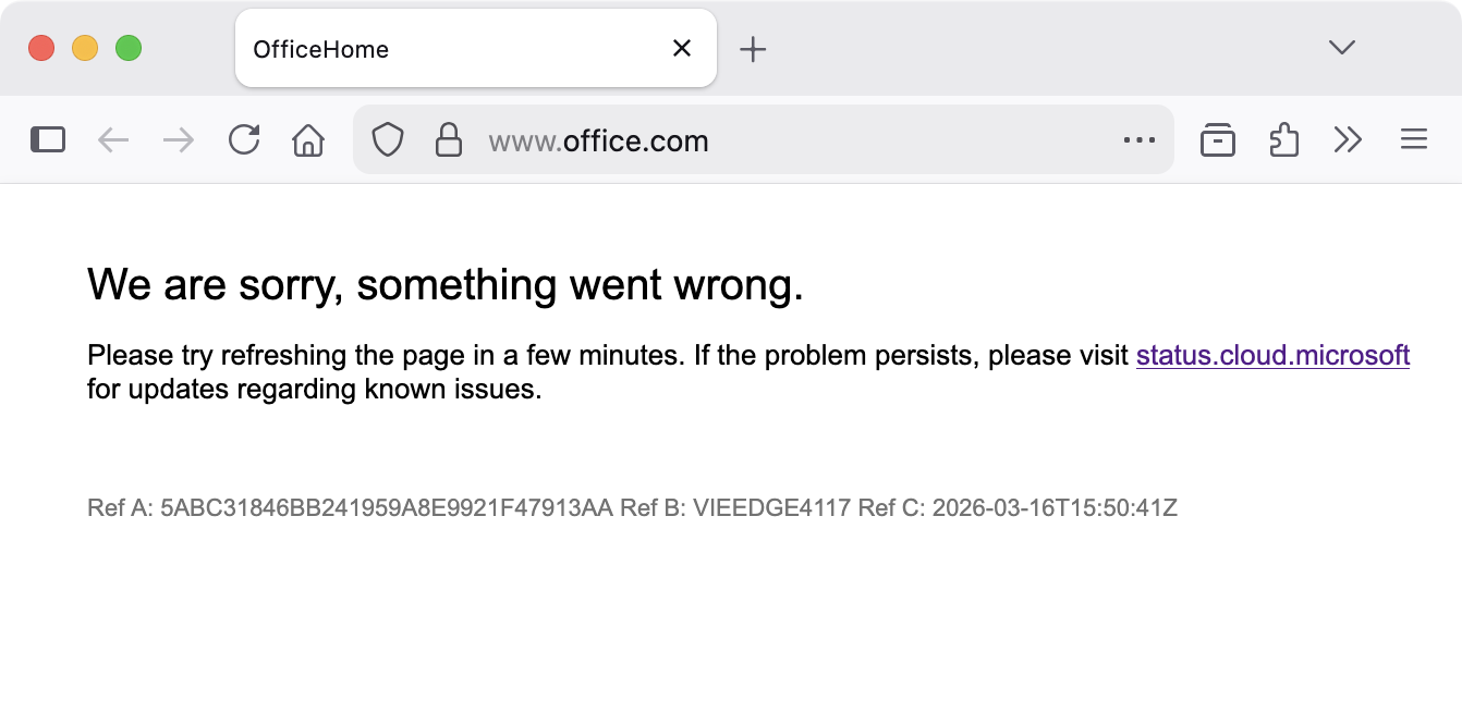 office.com down