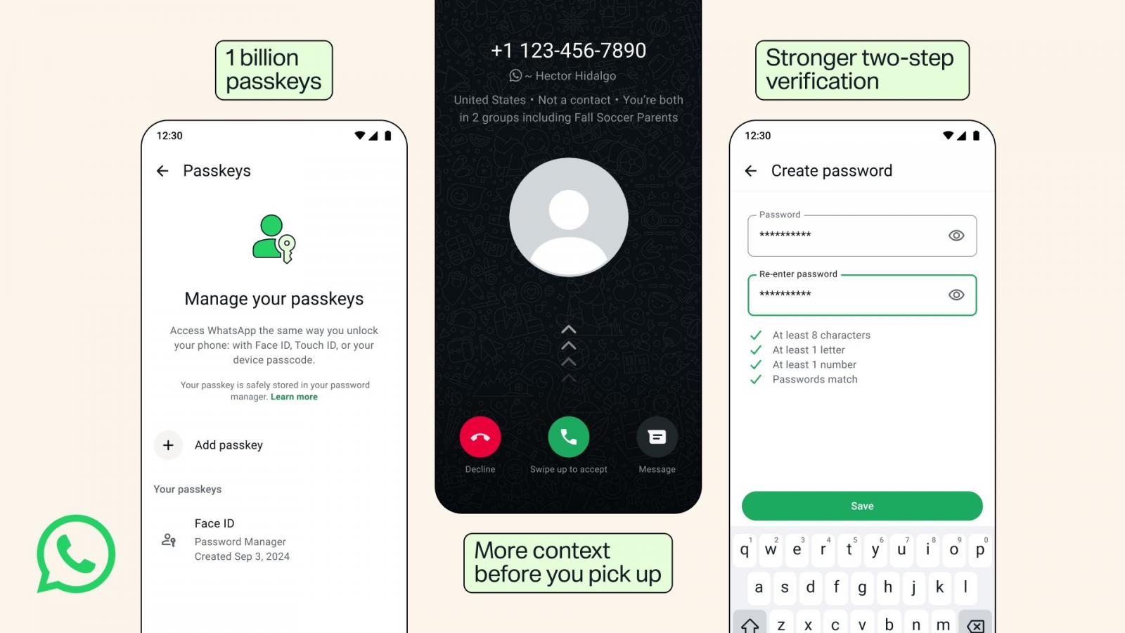 WhatsApp security improvements