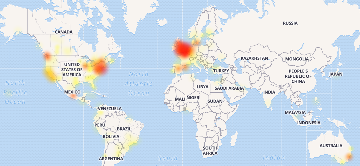 microsoft outlook outage 2018