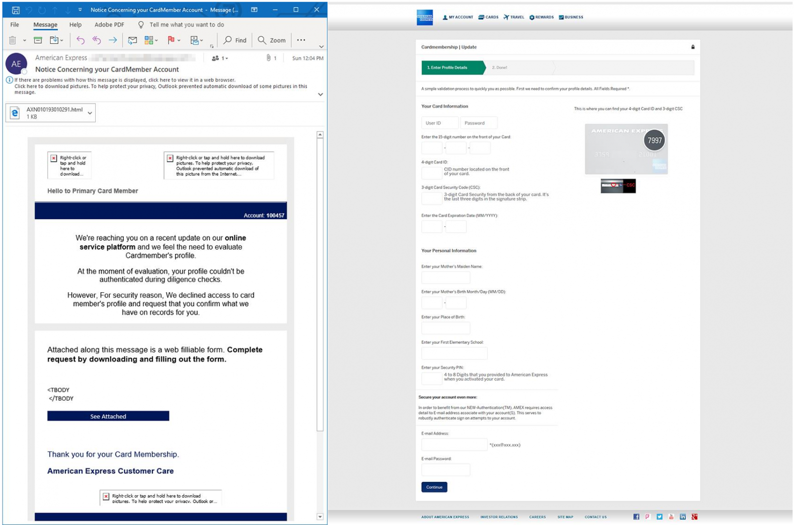netflix and amex customers actively targetedphishing