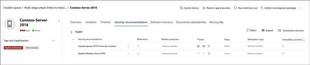 TVM Vulnerability Assessment for Windows Server