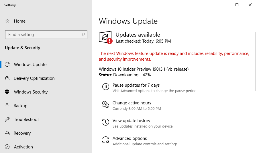 Windows 10 Build 19013 Out With New DirectX 12 Features for Insiders