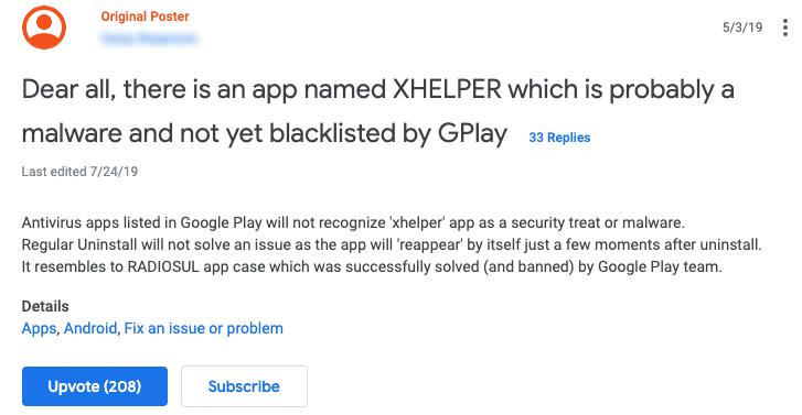xHelper raporu