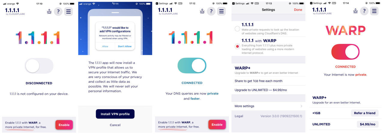 WARP for iOS