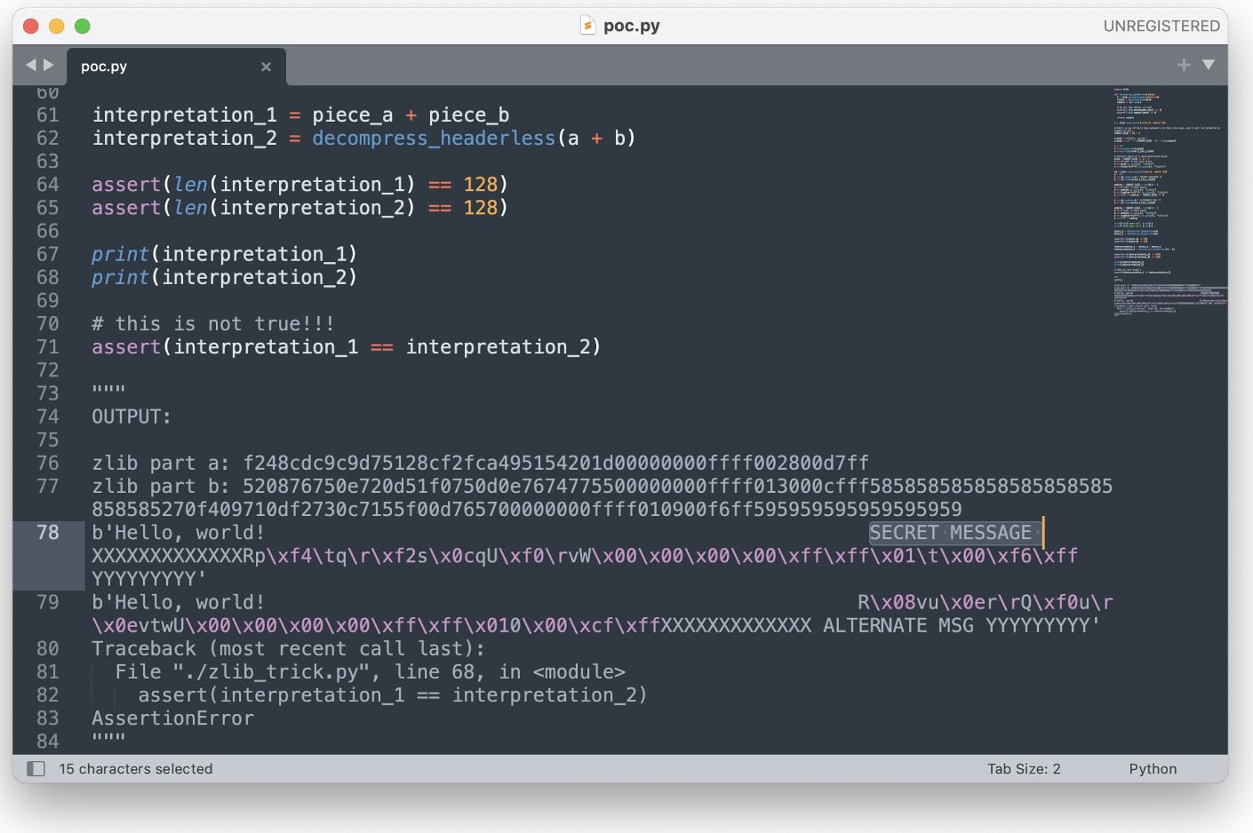 PoC code