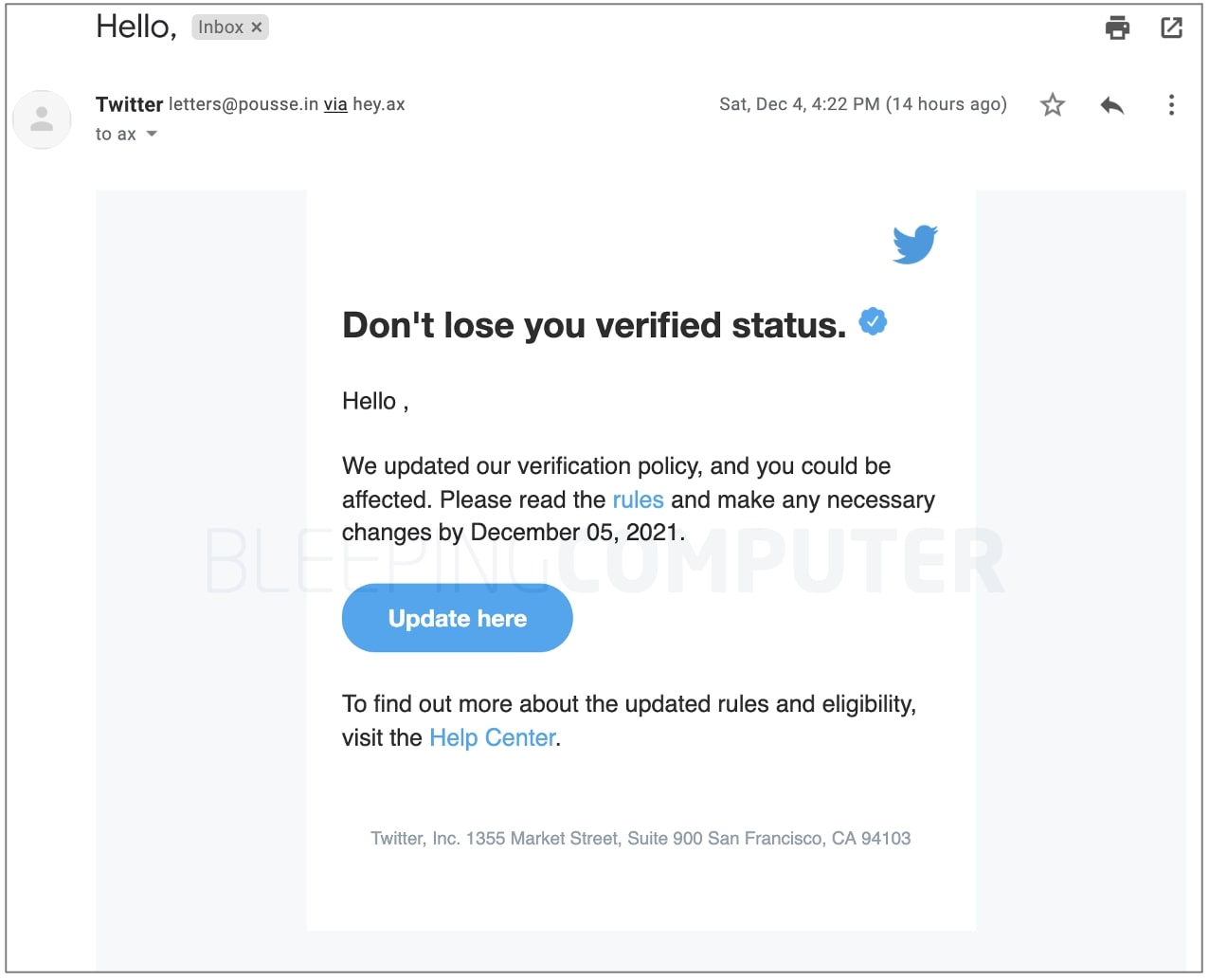 Twitter To Relaunch Account Verification In 2021 - Tubefilter