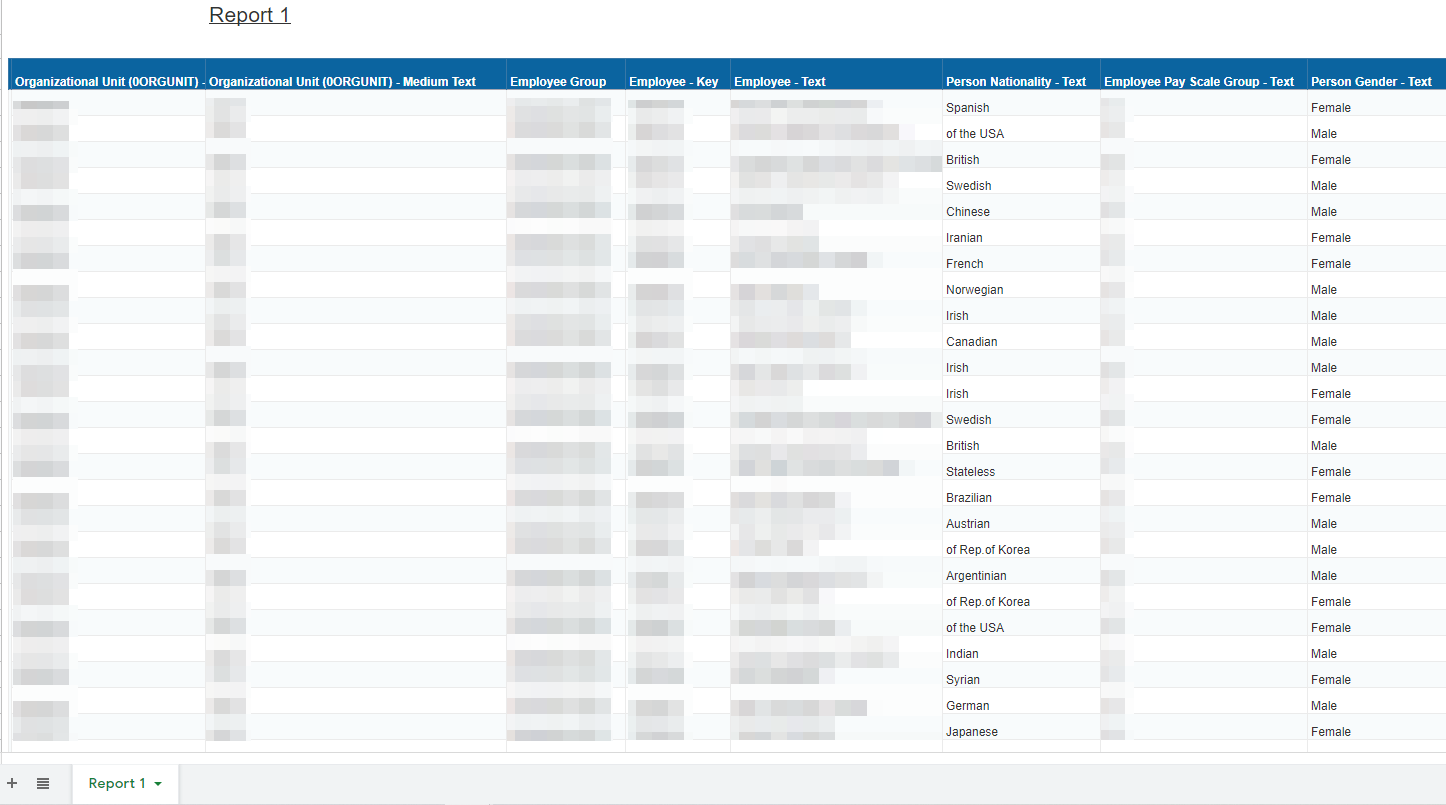 HR demographic data redacted