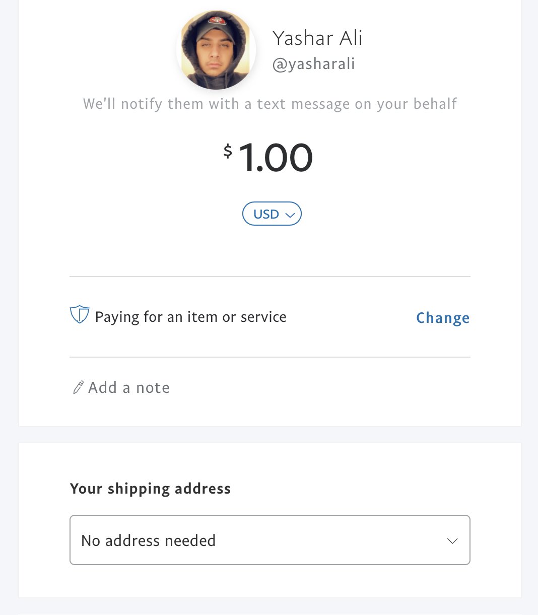 twitter tip jar paypal test