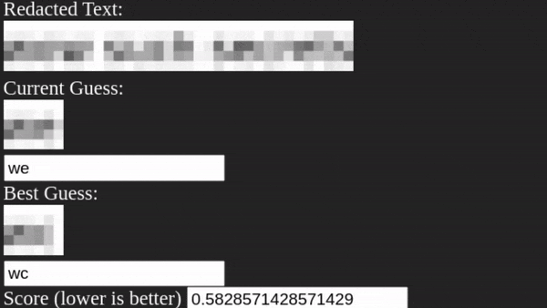 Live running example