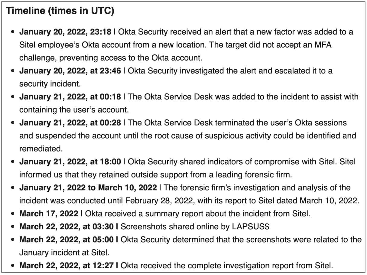 Microsoft and Okta are investigating potential attacks by the Lapsus$  hacking group