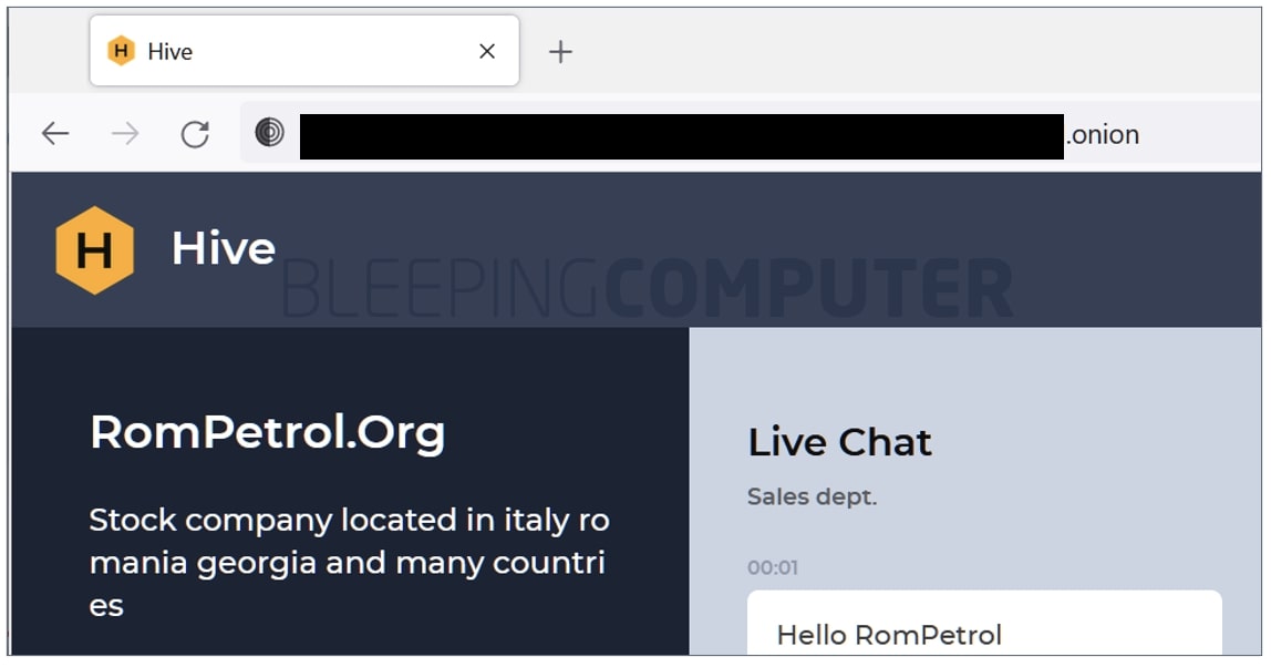 Hive claims responsiblity
