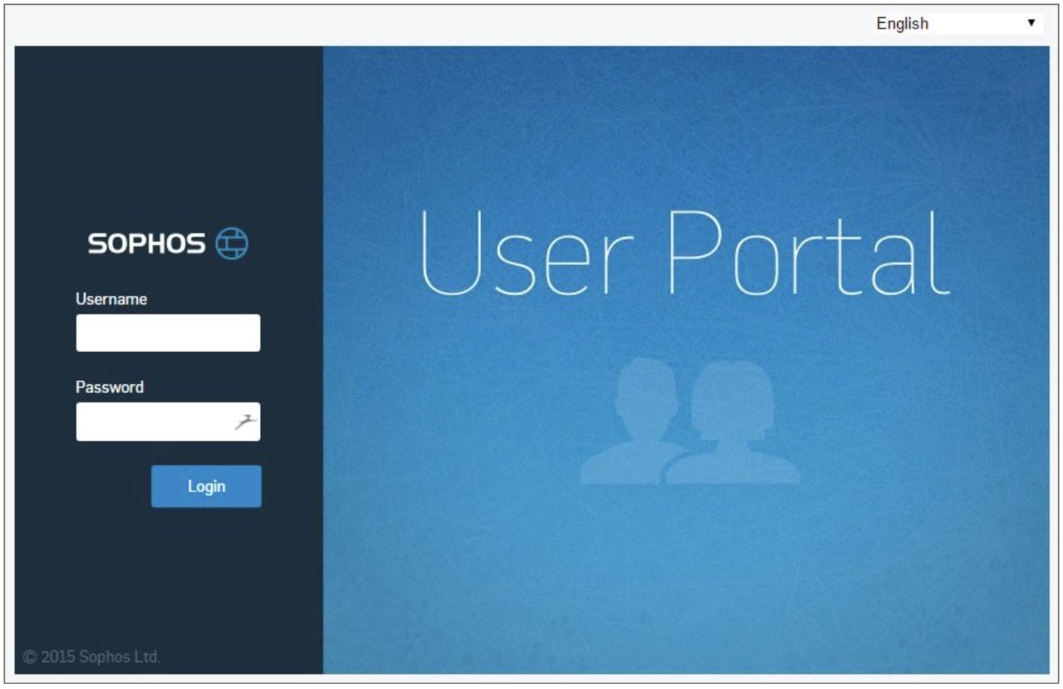 Sophos Firewall User Portal interface