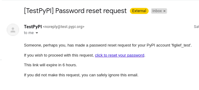 pypi password reset for ctx