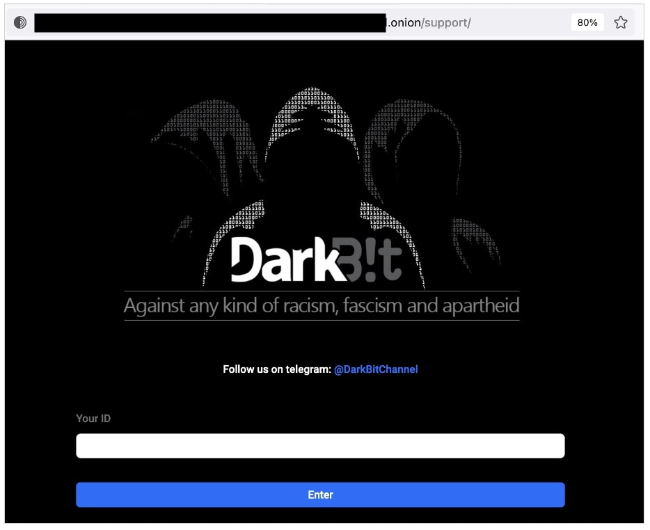 DarkBit Onion Website