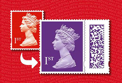 Royal Mail transitions to barcoded stamps