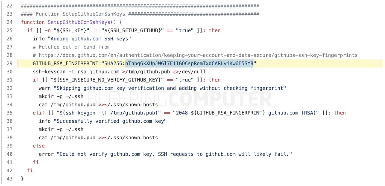 GitHub old SSH RSA key still used by projects