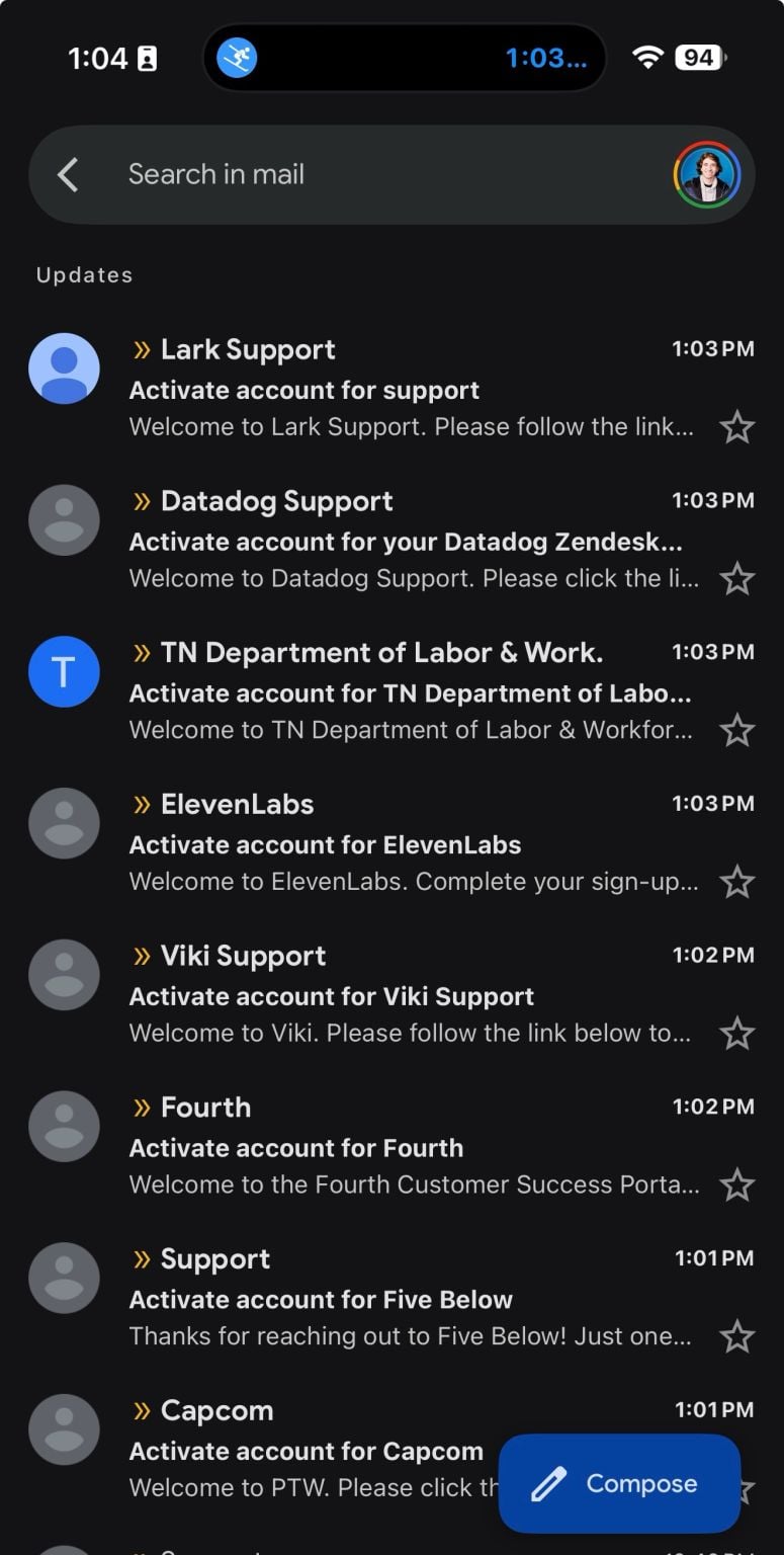 Leitschuh's inbox flooded with bogus Zendesk emails