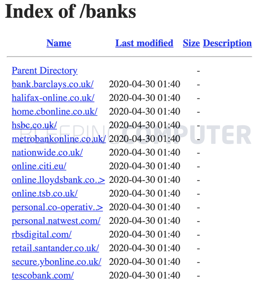 banking sites mirrored by phishing campaign hmrc