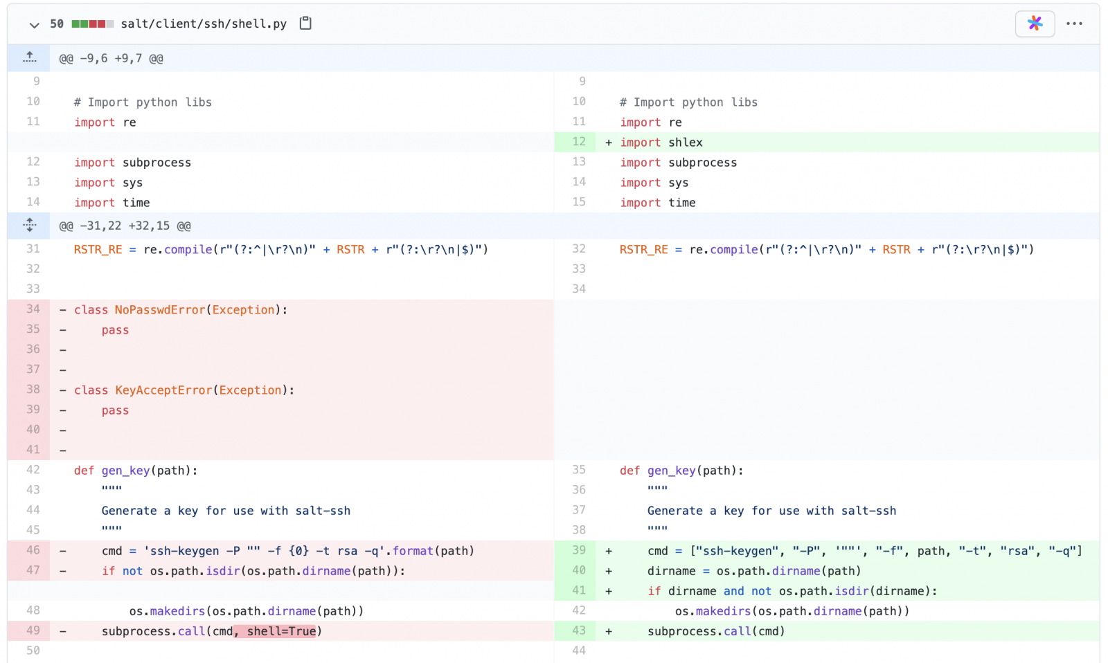 saltstack CVE-2020-16846 fix