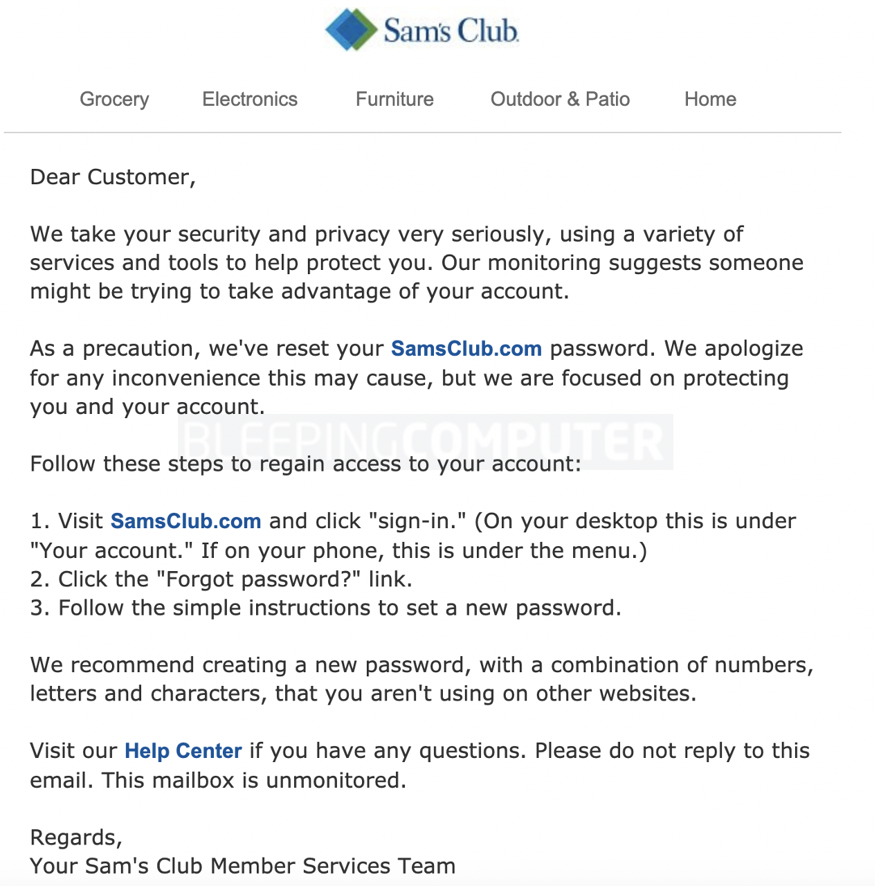 Sam's Club customer accounts hacked in credential stuffing attacks