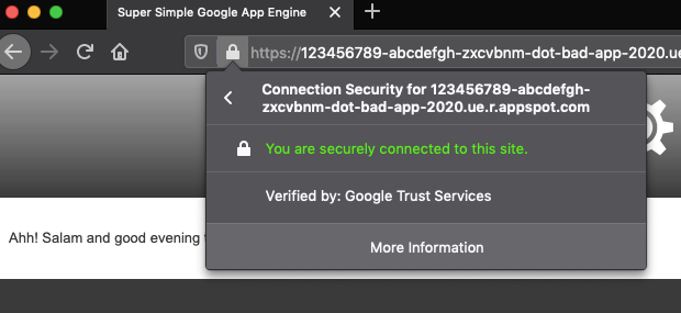 Google App Engine网络钓鱼