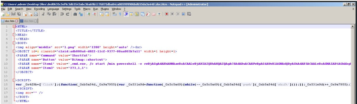 'Bitter' espionage hackers target Chinese nuclear energy orgs 4 Malicious PowerShell in the CHM file