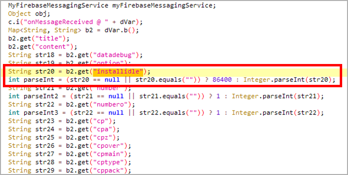 The idleness latency configuration