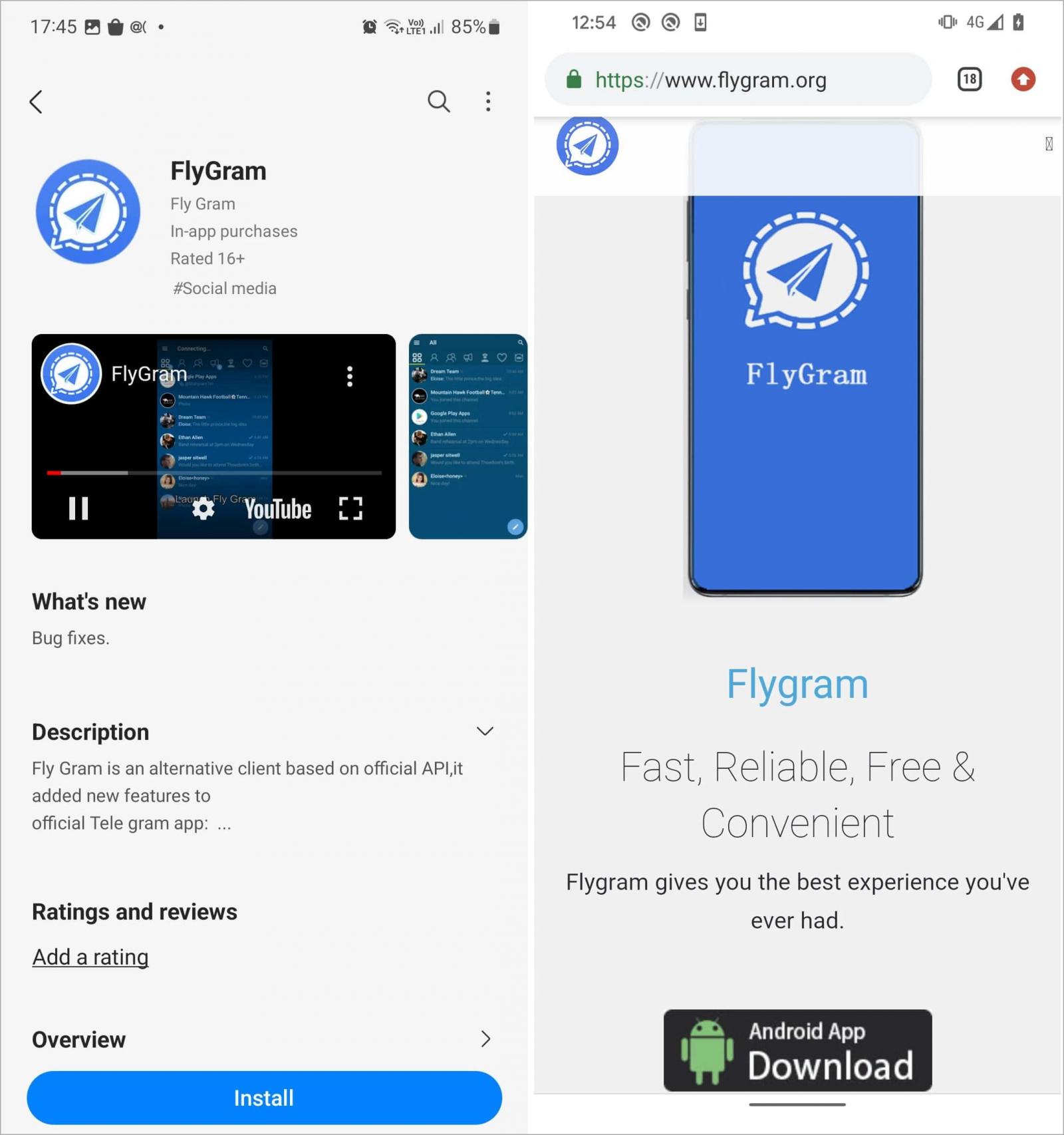 Trojanized Signal and Telegram apps on Google Play delivered spyware 4 FlyGram app on the two stores