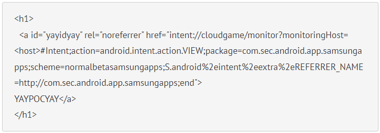 Hipervínculo para obligar a la vista web a navegar en sitios no seguros