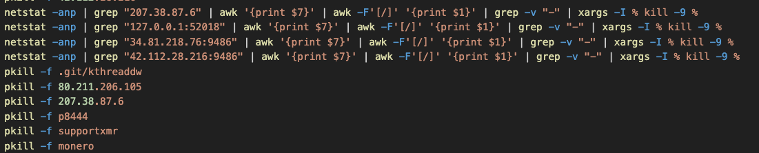 Kinsing malware exploits Apache ActiveMQ RCE to plant rootkits 4 Scanning for competing miners