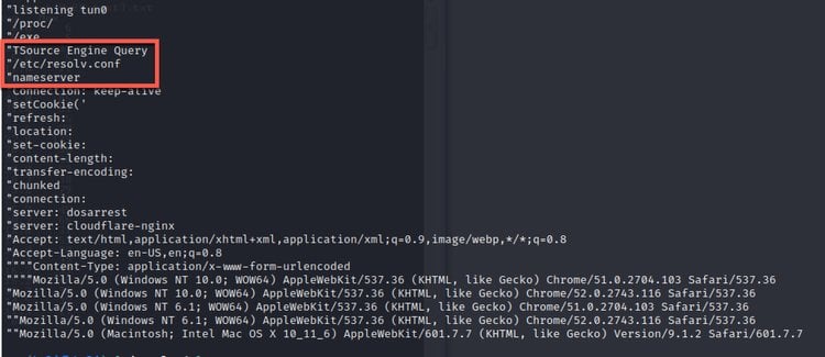 TSource エンジンのクエリ攻撃機能