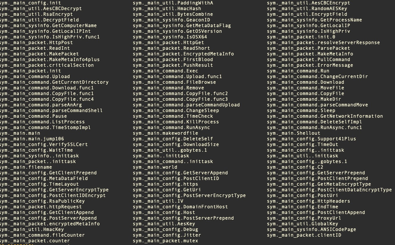 Main functions of the Geacon payload