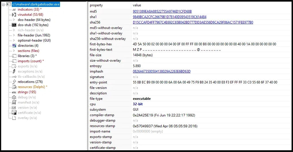 Payload details