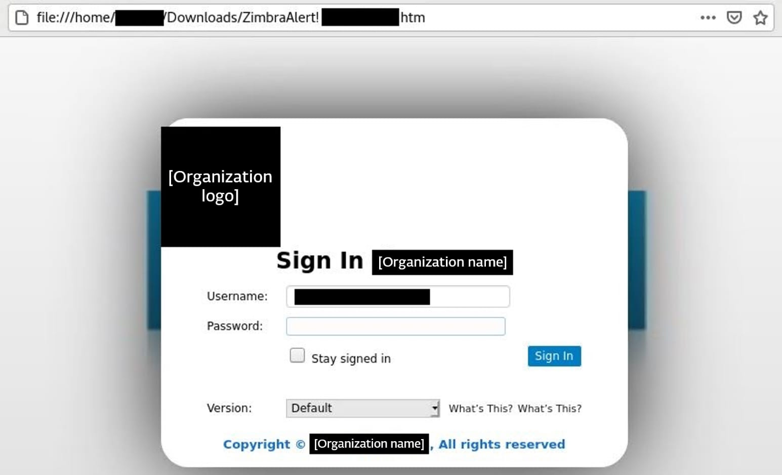 Phishing campaign steals accounts for Zimbra email servers worlwide