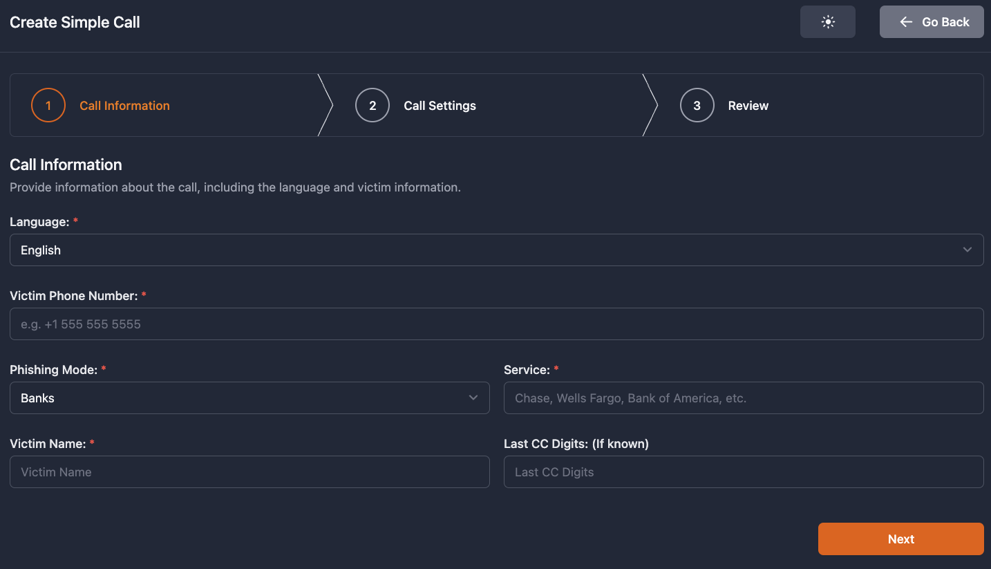 OTP tool interface