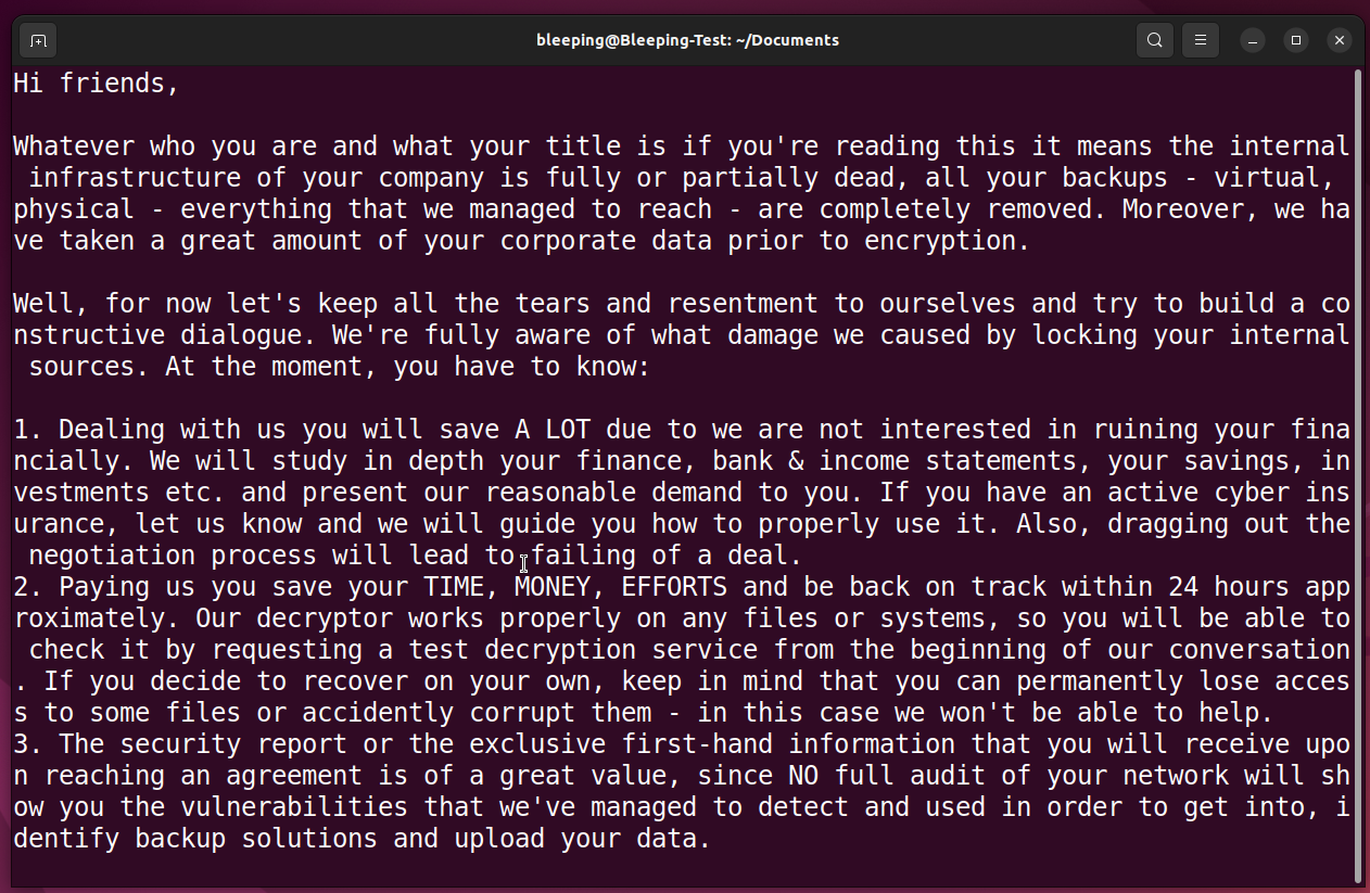 Akira Ransomware Extends Reach to Linux Platform — Cyble