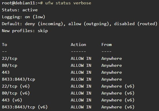 Firewall rules reseting to insecure settings