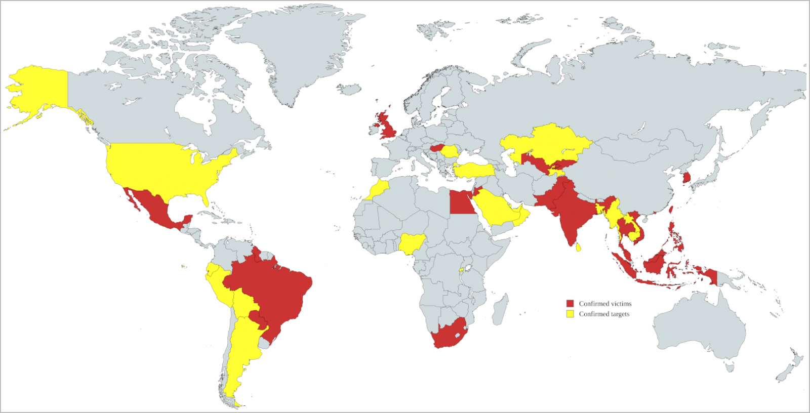 Victims map