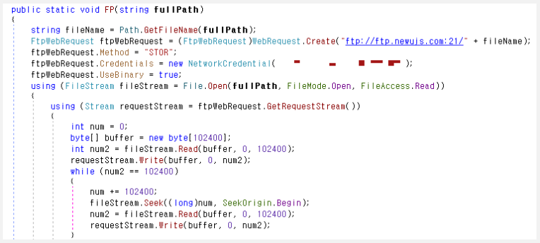 FTP file upload